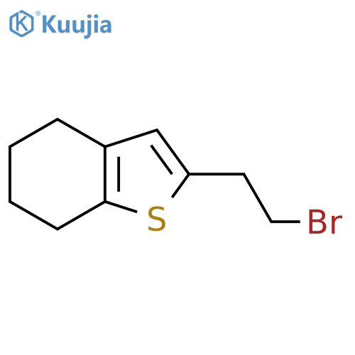 2-(2-bromoethyl)-4,5,6,7-tetrahydro-1-benzothiophene structure