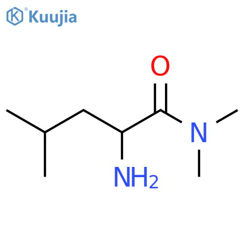 Pentanamide,2-amino-N,N,4-trimethyl- structure