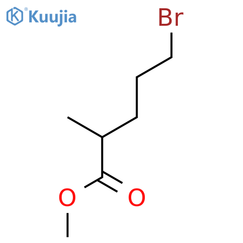 METHYL 5-BROMO-2-METHYLPENTANOATE structure