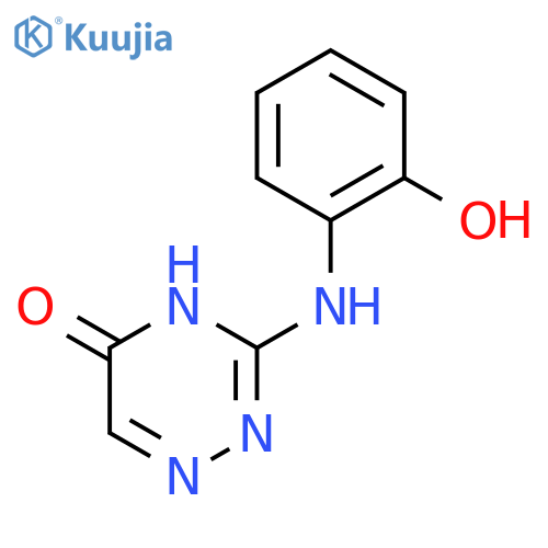 3-(2-hydroxyphenyl)amino-1,2,4-triazin-5(4H)-one structure