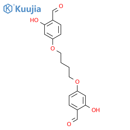 Benzaldehyde, 4,4'-[1,4-butanediylbis(oxy)]bis[2-hydroxy- structure