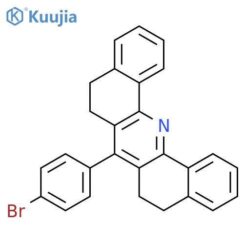 DIBENZ[C,H]ACRIDINE, 7-(4-BROMOPHENYL)-5,6,8,9-TETRAHYDRO- structure
