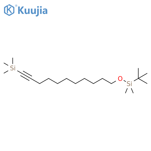 SILANE, [11-[[(1,1-DIMETHYLETHYL)DIMETHYLSILYL]OXY]-1-UNDECYNYL]TRIMETHYL- structure