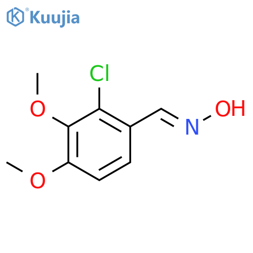 2-CHLORO-3,4-DIMETHOXYBENZALDEHYDE OXIME structure