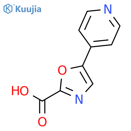 5-(4-Pyridinyl)-2-oxazolecarboxylic Acid structure