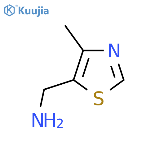 (4-methyl-1,3-thiazol-5-yl)methanamine structure