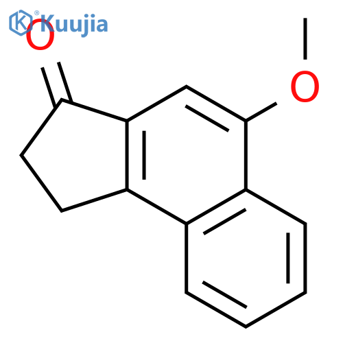 1,2-Dihydro-5-methoxy-3H-benzeinden-3-one structure