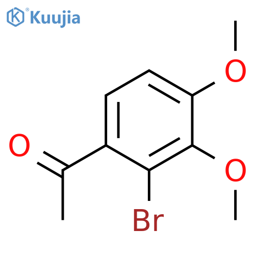 1-(2-bromo-3,4-dimethoxyphenyl)ethan-1-one structure