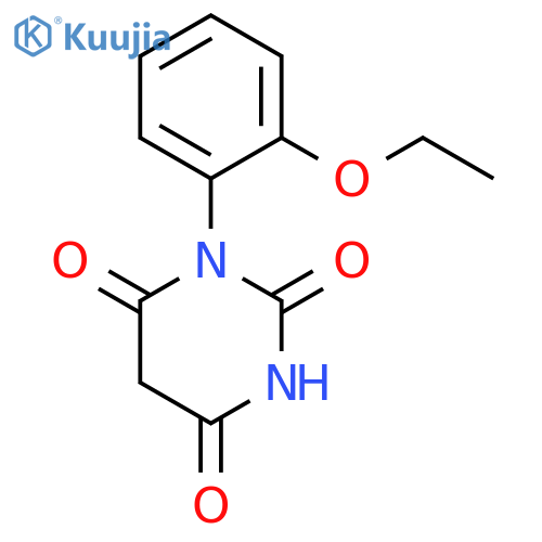 1-(2-ethoxyphenyl)-1,3-diazinane-2,4,6-trione structure