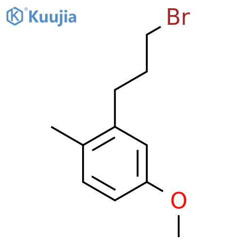 3-(3-Bromopropyl)-4-methylanisole structure