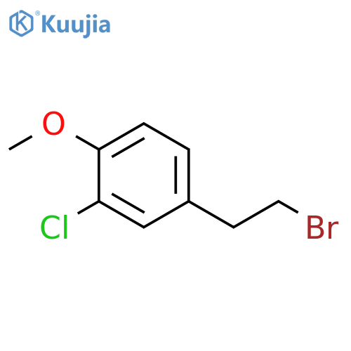 4-(2-bromoethyl)-2-chloro-1-methoxybenzene structure