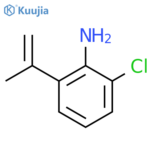 2-Chloro-6-(prop-1-en-2-yl)aniline structure