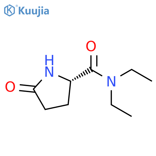 2-Pyrrolidinecarboxamide,N,N-diethyl-5-oxo-, (2S)- structure