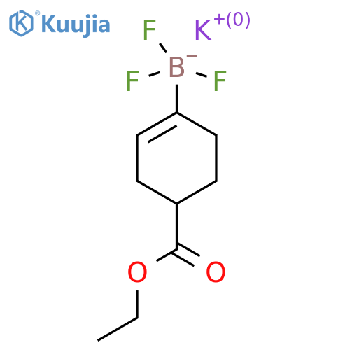 Potassium;(4-ethoxycarbonylcyclohexen-1-yl)-trifluoroboranuide structure