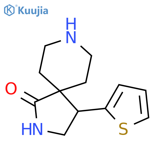 2,8-DIAZASPIRO[4.5]DECAN-1-ONE, 4-(2-THIENYL)- structure