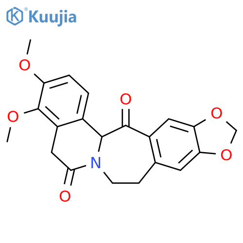 3,4-dimethoxy-5,8,9,15a-tetrahydro[1,3]dioxolo[4,5-h]isoquino[1,2-b][3]benzazepine-6,15-dione structure