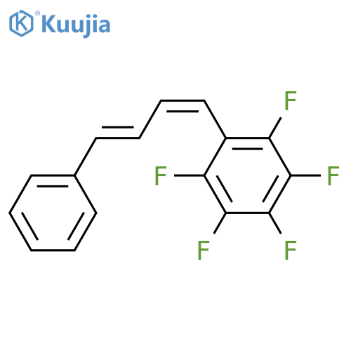 BENZENE, PENTAFLUORO[(1Z,3E)-4-PHENYL-1,3-BUTADIENYL]- structure