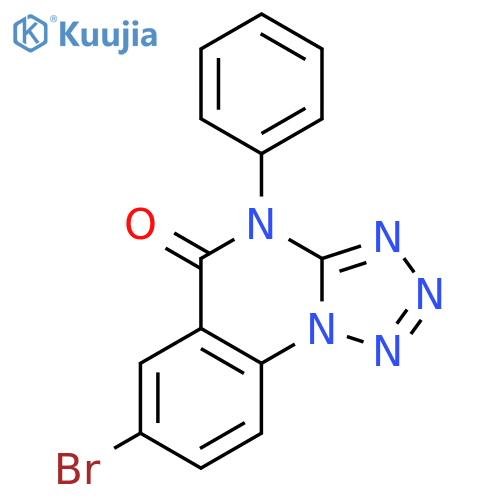 Tetrazolo[1,5-a]quinazolin-5(4H)-one, 7-bromo-4-phenyl- structure