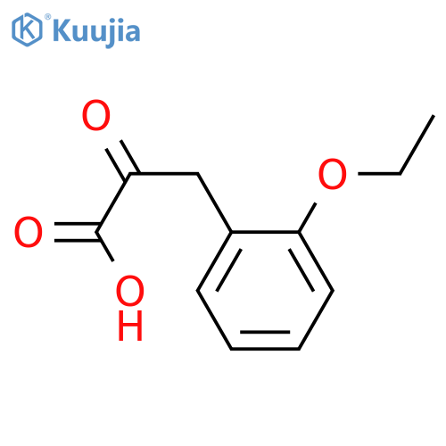 3-(2-ethoxyphenyl)-2-oxopropanoic acid structure
