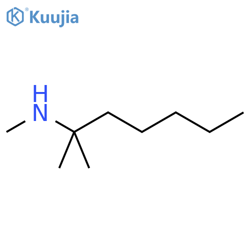 Methyl(2-methylheptan-2-yl)amine structure