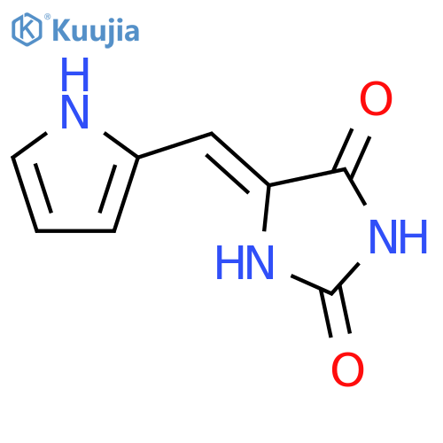2,4-Imidazolidinedione,5-(1H-pyrrol-2-ylmethylene)- structure