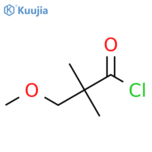 3-Methoxy-2,2-dimethylpropanoyl chloride structure