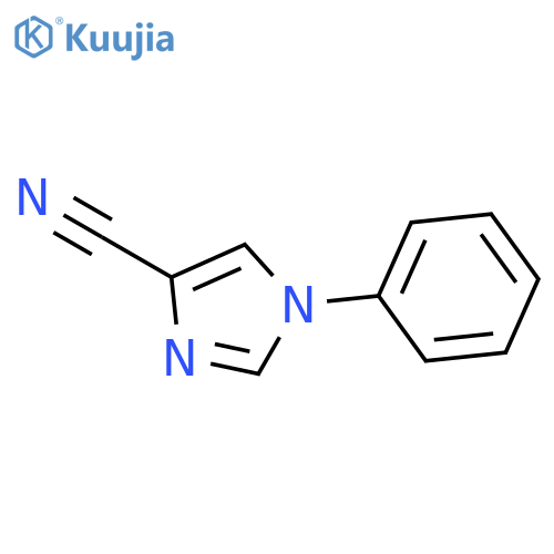 1-Phenyl-1H-imidazole-4-carbonitrile structure