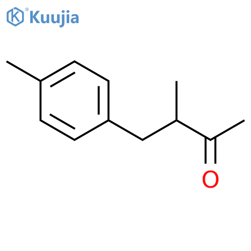3-methyl-4-(4-methylphenyl)butan-2-one structure