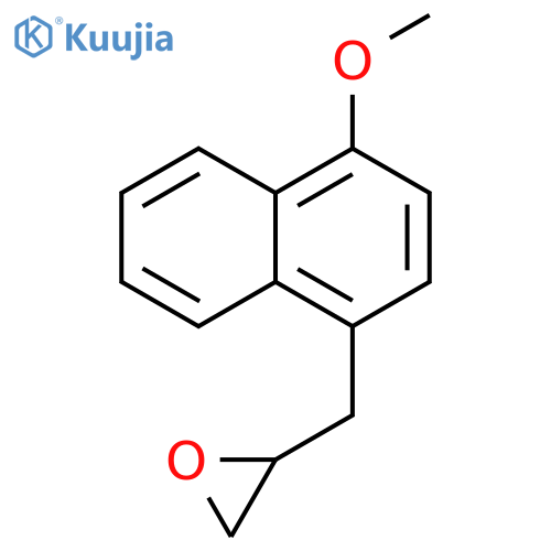 2-(4-methoxynaphthalen-1-yl)methyloxirane structure