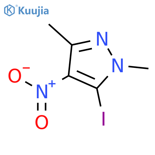 5-iodo-1,3-dimethyl-4-nitro-pyrazole structure
