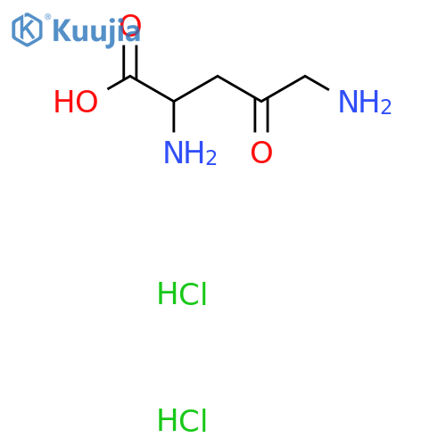 2,5-Diamino-4-oxopentanoic Acid Dihydrochloride structure