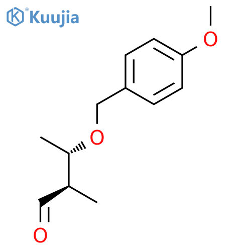 BUTANAL, 3-[(4-METHOXYPHENYL)METHOXY]-2-METHYL-, (2R,3S)- structure