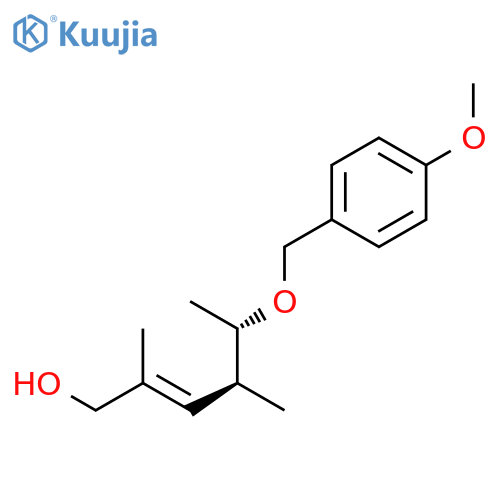2-HEXEN-1-OL, 5-[(4-METHOXYPHENYL)METHOXY]-2,4-DIMETHYL-, (2E,4S,5S)- structure