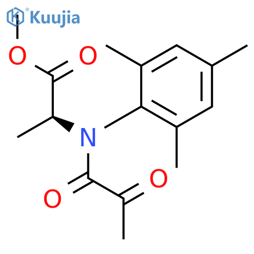 ALANINE, N-(1,2-DIOXOPROPYL)-N-(2,4,6-TRIMETHYLPHENYL)-, METHYL ESTER structure