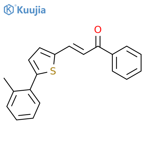 2-PROPEN-1-ONE, 3-[5-(2-METHYLPHENYL)-2-THIENYL]-1-PHENYL-, (2E)- structure