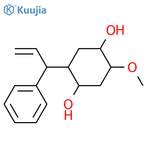 5-(1-Phenyl-2-propenyl)-1,2,4-cyclohexanetriol; (1S,2S,4R,5S,7R)-form, 5-Me ether structure