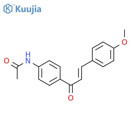 Acetamide, N-[4-[3-(4-methoxyphenyl)-1-oxo-2-propenyl]phenyl]- structure