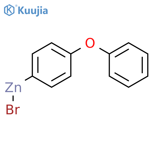 Zinc, bromo(4-phenoxyphenyl)- structure