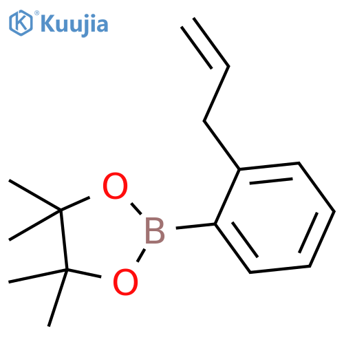 4,4,5,5-tetramethyl-2-2-(prop-2-en-1-yl)phenyl-1,3,2-dioxaborolane structure
