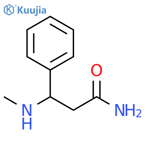 3-(Methylamino)-3-phenylpropanamide structure
