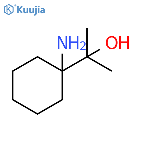 2-(1-aminocyclohexyl)propan-2-ol structure