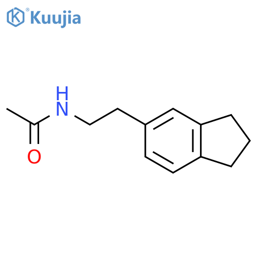 N-(2-Indan-5-yl-ethyl)-acetamide structure