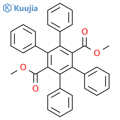 Dimethyl 4',5'-diphenyl-[1,1':2',1''-terphenyl]-3',6'-dicarboxylate structure
