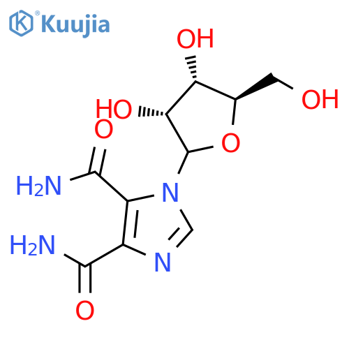1H-IMIDAZOLE-4,5-DICARBOXAMIDE, 1-D-RIBOFURANOSYL- structure