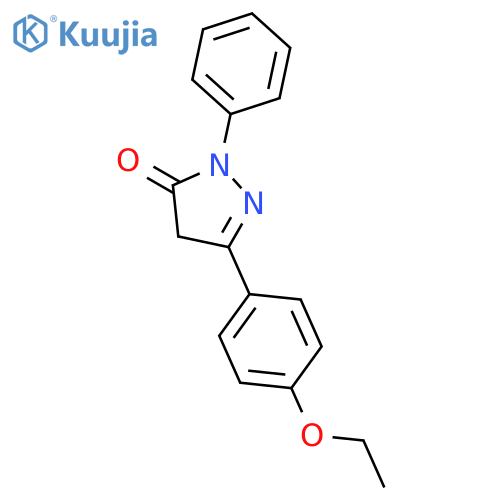2,4-DIHYDRO-5-(4-ETHOXYPHENYL)-2-PHENYL-3H-PYRAZOL-3-ONE structure