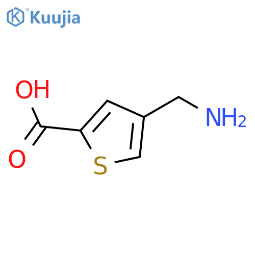 4-(aminomethyl)thiophene-2-carboxylic acid structure
