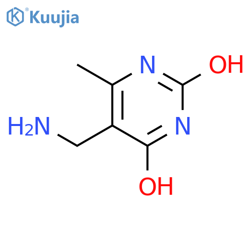 5-Aminomethyl-6-methyl uracil structure