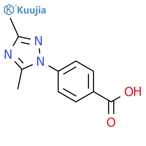 4-(dimethyl-1H-1,2,4-triazol-1-yl)benzoic Acid structure