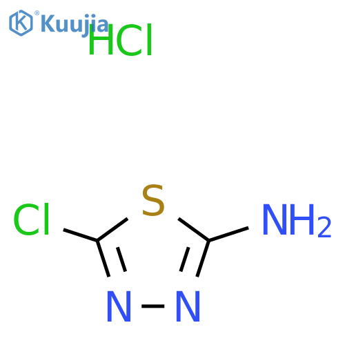 5-Chloro-1,3,4-thiadiazol-2-amine hydrochloride structure