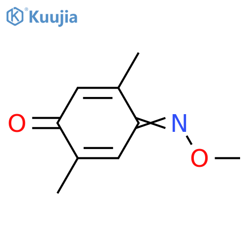 2,5-Dimethyl-1,4-benzoquinone; Monoxime, Me ether structure
